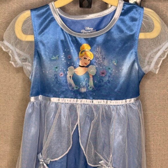Disney - Cinderella - Girls Sleeveless Sleep Dress - Size 4T - Picture 1 of 6